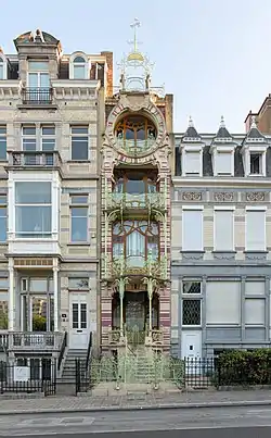 Saint-Cyr House in Brussels by Gustave Strauven (1901–1903)