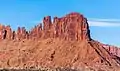 Bridger Jacks and Butte, from east