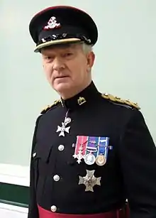 Colonel of a regiment wearing No. 1 dress regimental uniform (Duke of Wellington's Regiment).