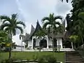 Cungkup styled with Minangkabau architecture at Tuanku Imam Bonjol's grave in Minahasa