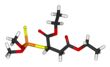 3D representation of malathion