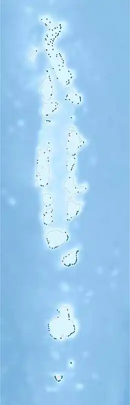 Biyaadhoo is located in Maldives