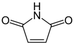 Structural formula of maleimide