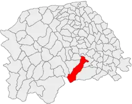 Location in Suceava County