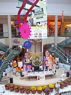 Atrium of the Mall at Steamtown during the inaugural The Office convention