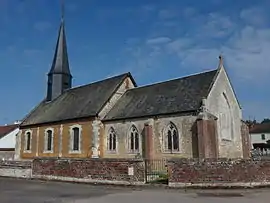 The church in Malleville-sur-le-Bec