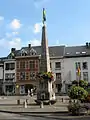 Obelisk in the centre of Malmedy