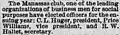 The Manassas Club Mobile Alabama The Weekly Advertiser Tue Dec 22 1885