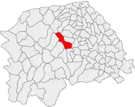 Location in Suceava County