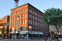 Remodeling of the Dunlap Building, Manchester, New Hampshire, 1908.