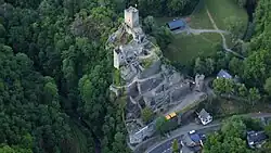 Niederburg, 2015 aerial photograph