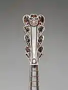 Antonius Vinaccia mandolin neck and peghead