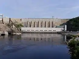 A big concrete structure.