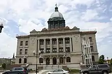 The east side of the Courthouse in 2010