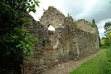 The ruins of Saint Mary’s Church, Mannington