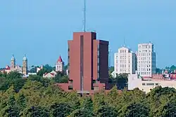 Skyline of downtown Mansfield