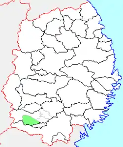 Location of Koromogawa in Iwate Prefecture