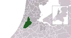 Location of Haarlemmermeer