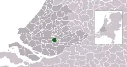 Location of Ridderkerk