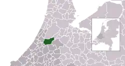 Location of Kaag en Braassem