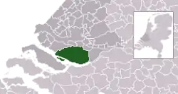 Location of Hoeksche Waard