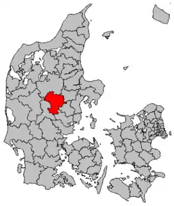 Location in Denmark