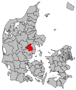 Location in Denmark