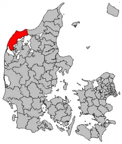 Location in Denmark