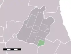 The statistical district of Zuidoostbeemster in the former municipality of Beemster.