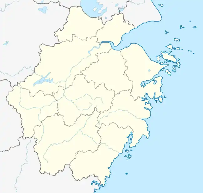 Dongtou is located in Zhejiang