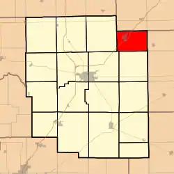 Location in Logan County