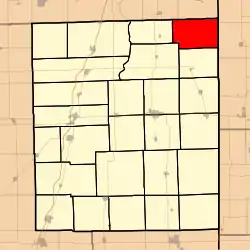 Location in Iroquois County