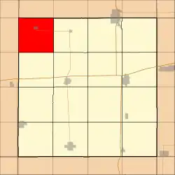 Location in Hancock County