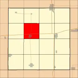 Location in Hancock County