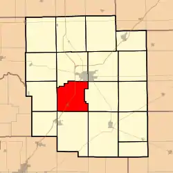 Location in Logan County