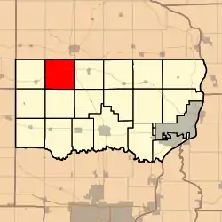 Location in Clinton County