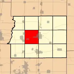 Location in Franklin County