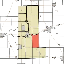 Location in Miami County