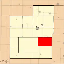 Location in Jackson County