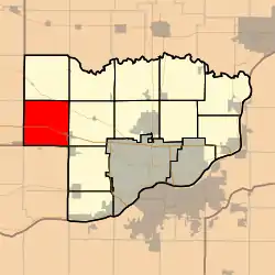 Location in Scott County