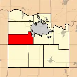 Location in Douglas County