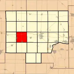 Location in Bureau County