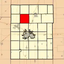 Location in Champaign County