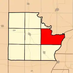 Location in Brown County