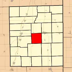 Location in Iroquois County