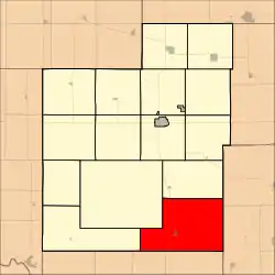 Location in Jackson County