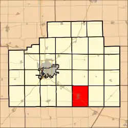 Location in McLean County