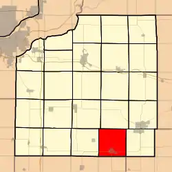 Location in Henry County