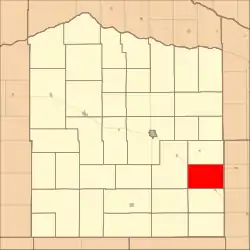 Location in Holt County