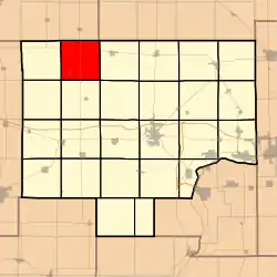 Location in Bureau County